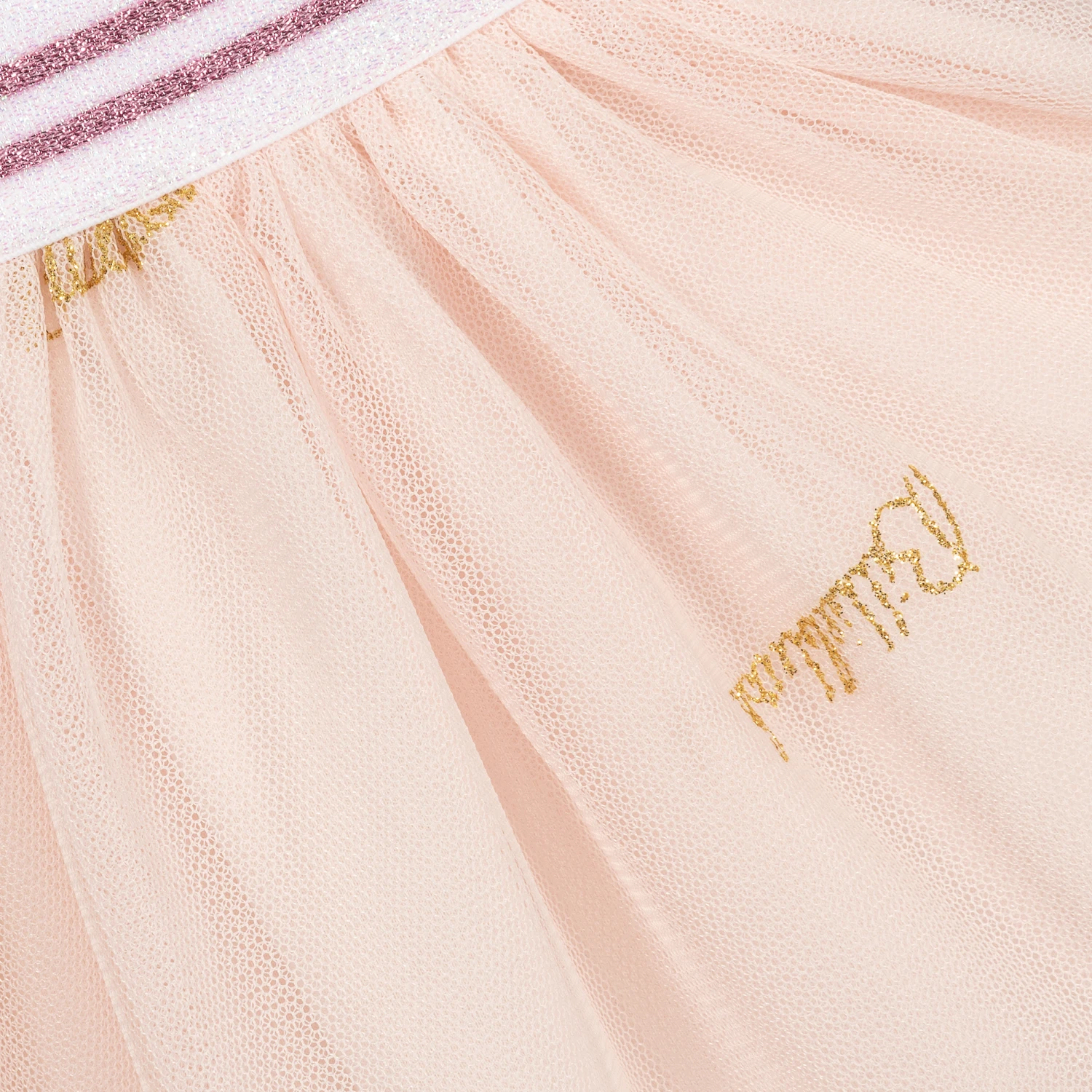 Billieblush Ivory & Pink Tulle Dress 5 Billieblush Ivory & Pink Tulle Dress - Image 3