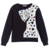 Billieblush Navy Blue Cheetah Sweater -Billieblush billieblush navy blue cheetah sweater 337412 4b9a4e8905a3e635d2fbf42810e7eef5d0fedc12