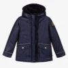 Billieblush Navy Blue Hooded Puffer Jacket -Billieblush billieblush navy blue hooded puffer jacket 406506 cc7a47cc7b21fb09b27aaab7bf797703b5022dcb