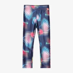 Billieblush Navy Blue & Pink Leggings