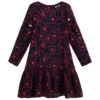 Billieblush Navy Blue & Red Viscose Dress