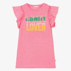 Billieblush Neon Pink Candy Lover Dress