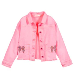 Billieblush Neon Pink Denim Jacket -Billieblush billieblush neon pink denim jacket 382398 b191cd85e1c82e997c79cd2bdac9cf112f61b4bd