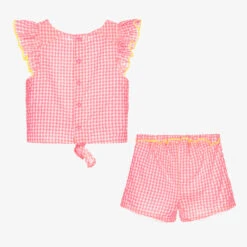 Billieblush Neon Pink Gingham Shorts Set -Billieblush billieblush neon pink gingham shorts set 439500 82f7744edfc7995e035b83e89bf02e53974f90d0