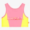 Billieblush Neon Pink & Yellow Cropped Top