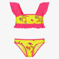 Billieblush Neon Yellow & Pink Bikini