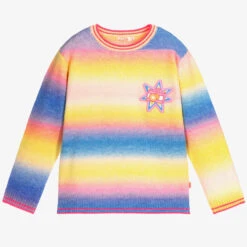 Billieblush Pastel Rainbow Knitted Sweater