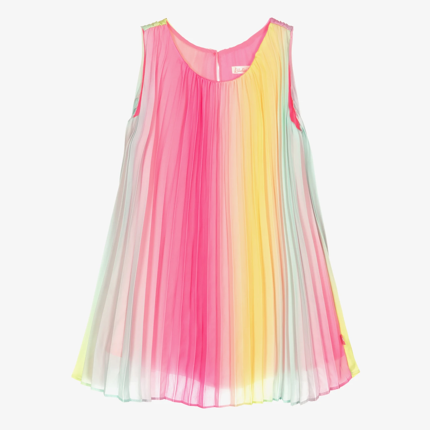 Billieblush Pink & Blue Pleated Dress 3 Billieblush Pink & Blue Pleated Dress