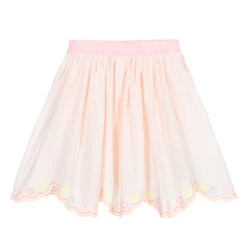 Billieblush Pink Cotton Embroidered Skirt -Billieblush billieblush pink cotton embroidered skirt 382405 8240008e76306e76f61af2ea43aeb58aa179f0ab