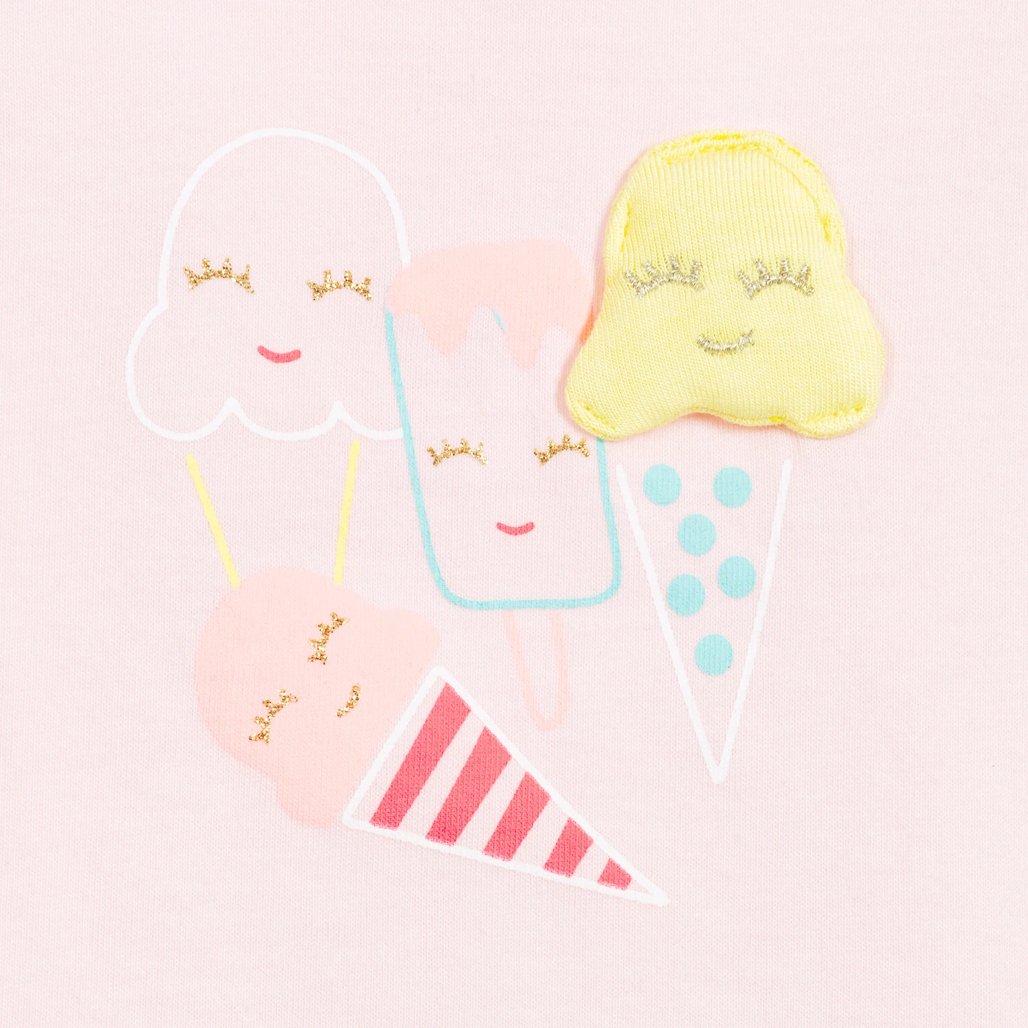 Billieblush Pink Cotton Ice Cream T-Shirt 5 Billieblush Pink Cotton Ice Cream T-Shirt - Image 3