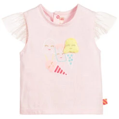 Billieblush Pink Cotton Ice Cream T-Shirt