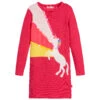 Billieblush Pink Cotton Knit Unicorn Dress