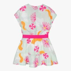 Billieblush Pink & Green Viscose Dress -Billieblush billieblush pink green viscose dress 439489 4fa097f3480a28fa22b4e0de9d7ca81bff3e9f02