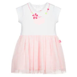 Billieblush Pink Shell Necklace Dress