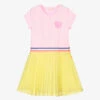 Billieblush Pink & Yellow Pleated Dress 1 Billieblush Pink & Yellow Pleated Dress -Billieblush billieblush pink yellow pleated dress 439591 fc606c5bd47fa6ff99c52db7308139e860b21b0e