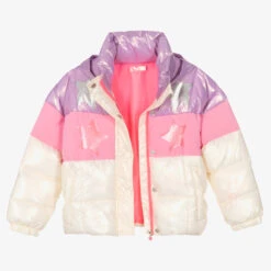 Billieblush Purple & Ivory Puffer Coat -Billieblush billieblush purple ivory puffer coat 468322 10b8a9de24063ec2ed9f01be395a08901938d49e