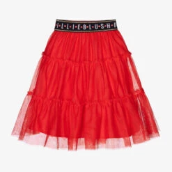 Billieblush Red Tulle Logo Skirt -Billieblush billieblush red tulle logo skirt 406577 ed5fbb94263d4b9c3801ac28fd35c584a0d43957