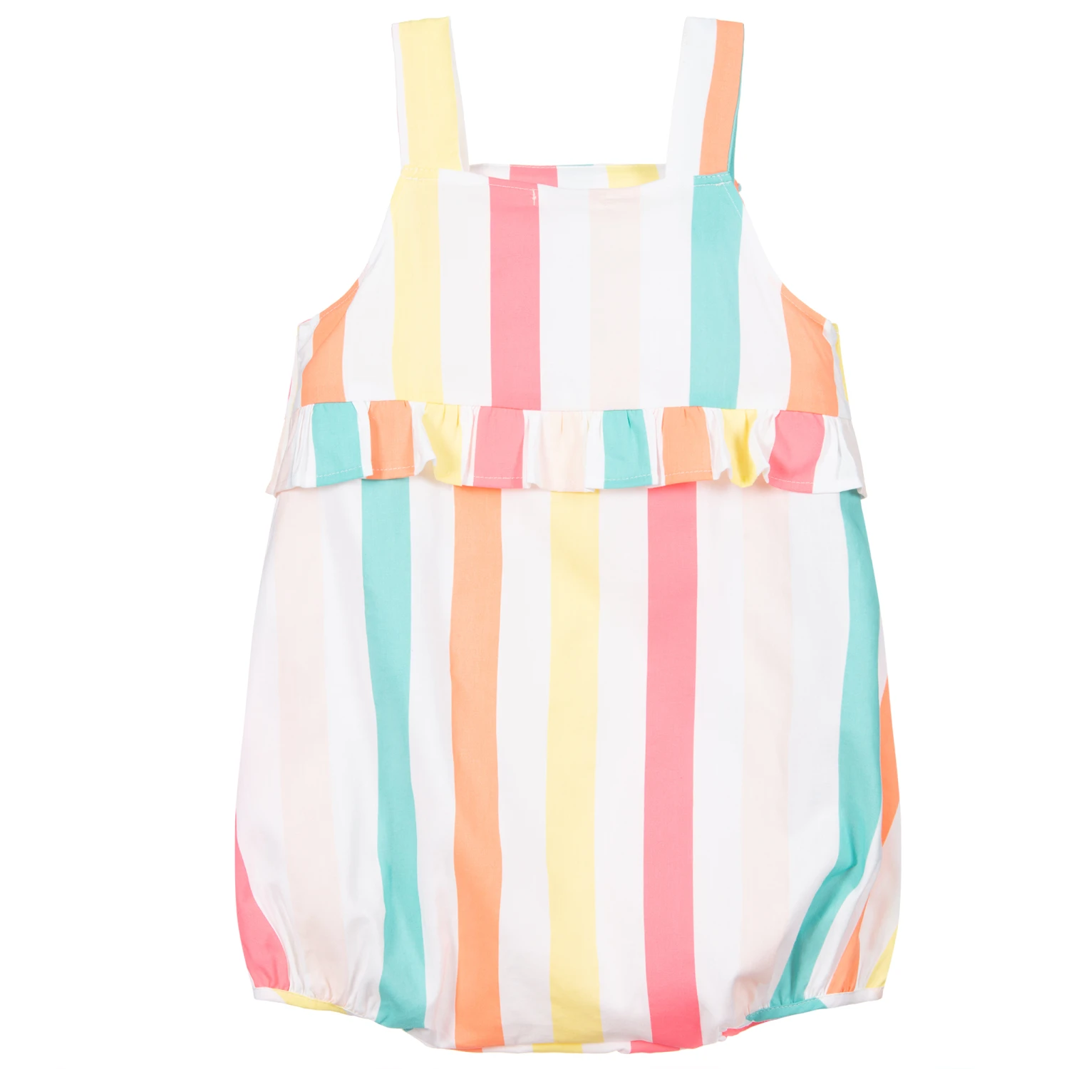 Billieblush Striped Dungaree Shorts 4 Billieblush Striped Dungaree Shorts - Image 2