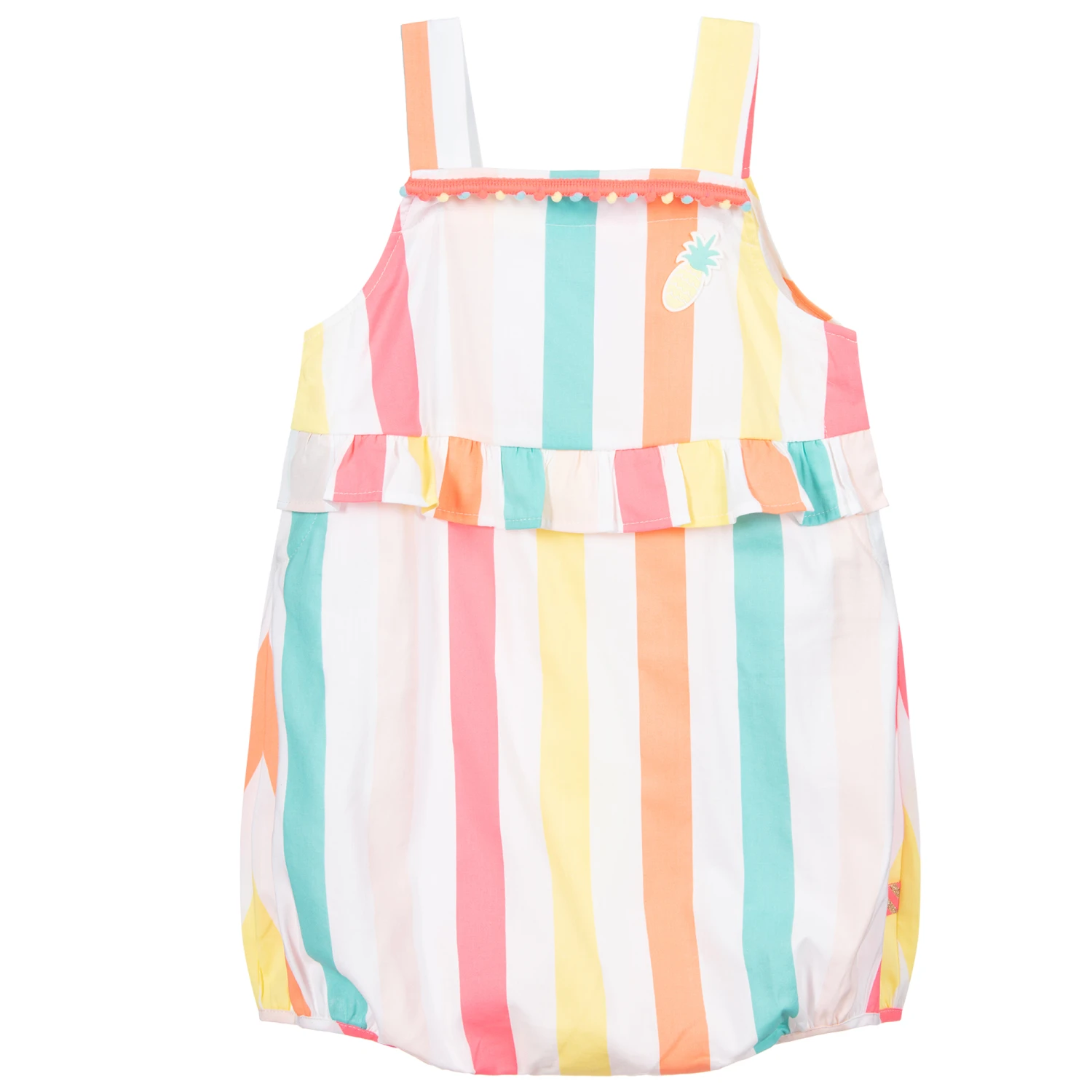 Billieblush Striped Dungaree Shorts 3 Billieblush Striped Dungaree Shorts