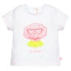Billieblush White Cotton Jersey T-Shirt