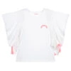 Billieblush White Cotton Ruffle T-Shirt