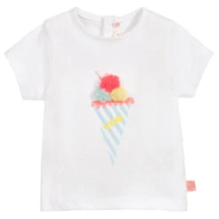 Billieblush White Ice Cream T-Shirt