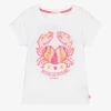 Billieblush White & Pink Cotton T-Shirt