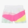 Billieblush White & Pink Jersey Shorts