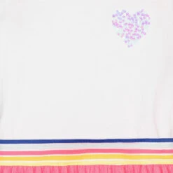 Billieblush White & Pink Pleated Dress -Billieblush billieblush white pink pleated dress 439490 63e591b271031adb90038761cf3c9ed6b4cd0132