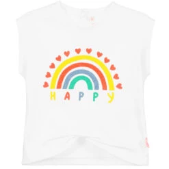 Billieblush White Rainbow T-Shirt