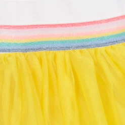 Billieblush White & Yellow Cotton Dress -Billieblush billieblush white yellow cotton dress 382505 8c5ece26cda28425ab3bbf588dbd1982495f3fe4