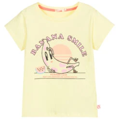 Billieblush Yellow Cotton Banana T-Shirt