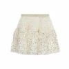 Billieblush Girls Ivory Sequin Tulle Skirt