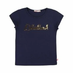 Girls Navy Blue 'Billieblush' T-shirt -Billieblush girls navy blue billiblush t shirt 3